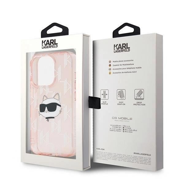 Coque Officielle Karl Lagerfeld IPhone 4/4S - Blanc Cuir Clouté - Neuve