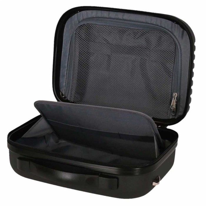 Roll Road ABS Utensilientasche – 29x21x15 Cm, Mit Spiegel & Schultergurt, Für Reise & Alltag