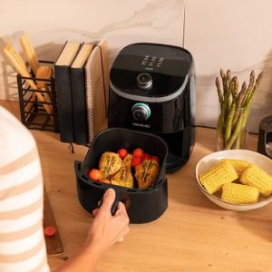 Friteuse sans Huile Intelligente 5,5 L à Air Chaud, 1800 W, Contrôle