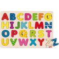 Puzzle Alphabet en bois - GOKI - Pour Enfant - Moins de 100 pièces - Mixte-0