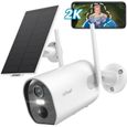 2K 3MP Camera Surveillance WiFi Exterieure sans Fil, ieGeek 15m Vision Nocturne en Couleur Camera-0