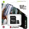 Carte mémoire flash Kingston Canvas Select Plus - 512 Go - A1 / Video Class V30-0