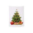 26tapisserie De Noel Sapin De Noel Tapisseries En Tissu Tenture Murale Chambre Salon Dortoir Decorations De Fond Achat Vente Tenture Cdiscount