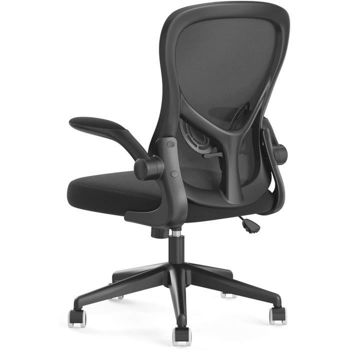 Hbada Chaise De Bureau Avec Accoudoirs Pliables Et Support Lombaire Pour Etude Ou Travail Fauteuil D Ordinateur Ergonomique Siege Achat Vente Fauteuil Releveur Hbada Chaise De Bureau Avec Cdiscount