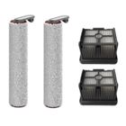 SODIAL 4 PièCes PièCes pour Dreame H12 Pro Lave-Sol Machine Aspirateur Accessoires Filtre Hepa Lavable Brosse à Rouleau Principal