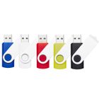 Clé USB 8Go REWBOAT - V2.0 - Vitesse de Lecture 30 Mo/s Rose Gold Blue Green Lot de 5 bleu, blanc, rouge, jaune et noir