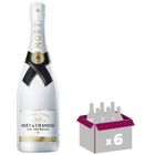 BRAND Lot de 6 - Champagne Moët et Chandon Ice Impérial Demi-Sec 75cl