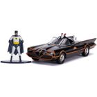 Figurine Batman et Batmobile métal 1966 - JADA - Jouet - Collection - Noir