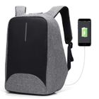 SWAREY Sac à Dos d'ordinateur Portable DE 15.6 Pouces avec Port USB de Charge Sac Anti-vol Léger de Ville Knapsack Imperméable Gris
