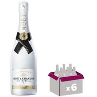 Lot de 6 - Champagne Moët et Chandon Ice Impérial Demi-Sec 75cl