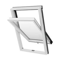 Fenêtre de toit Solstro APY B900 C2A (55 x 78 cm) PVC blanc, avec raccord d'étanchéité tuile (TFX)