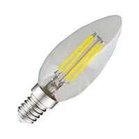 Ampoule LED COB Flamme E14 - Transparent Claire - Filament 4W 4000°K Boite