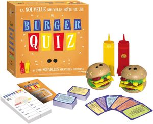 JEU SOCIÉTÉ - PLATEAU Multicolore – Burger Quiz – Jeu de société – Jeu t