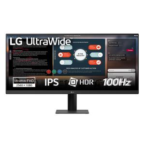Moniteur incurvé UltraWideMC IPS QHD HDR 10 de 34 po avec commutateur