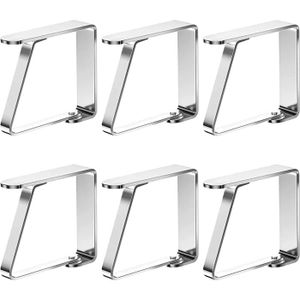 Pinces pour nappe, lot de 5, clips réglables pour table épaisse