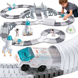 MAGIC TRACKS CRASH SET - Le circuit lumineux de 3,35 mètres modulable et brillant dans le noir