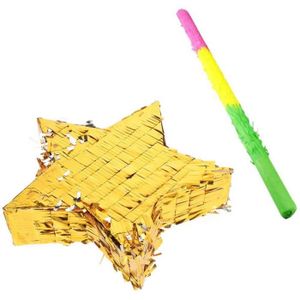 Piñata Fiesta Party Gold Star Pinata: 3D Papier Star Pina