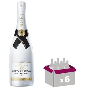 CHAMPAGNE Lot de 6 - Champagne Moët et Chandon Ice Impérial 