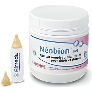LAIT - BOISSON Neobion Pet Aliment d'Allaitement Chien Chat NAC poudre orale pot de 200g