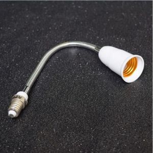 LAMPE DE POCHE Adaptateur de lampe à Base extensible flexible E14