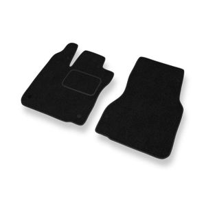 2 TAPIS SOL SMART FORTWO 2007-2014 451 MOQUETTE LOGO BLEU CONTOUR SPECIFIQUE
