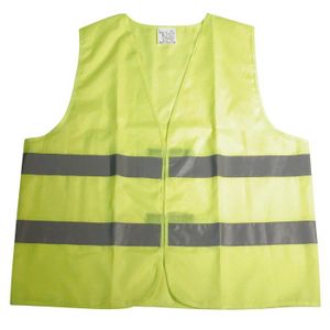 Gilet de sécurité adulte jaune - Taille L WOWOW : le gilet de sécurité à  Prix Carrefour