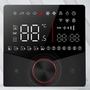 THERMOSTAT D'AMBIANCE Thermostat intelligent - DILWE - Contrôle précis de la température - Affichage couleur LCD - Objet connecté