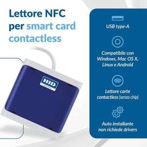 BADGE RFID - CARTE RFID Lecteur RFID NFC MIFARE iCLASS HID Global