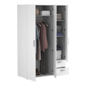 Armoire 8 Portes Pluton Coloris Chene Shanon Achat Vente Pas Cher