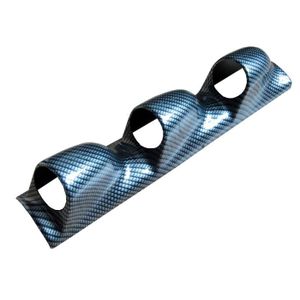 E Support™ 52mm 2 Support Fixation Montage Manometre Tableau trou triple de Bord Jauge Auto ABS Plastique 