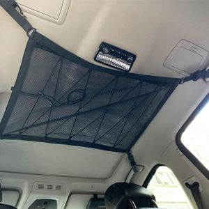 JHFGHJ Filet de rangement pour voiture en maille filet filet de rangement pour voiture toit intérieur de voiture pick-up camion filet de transport universel pour SUV corde verte corde jaune 