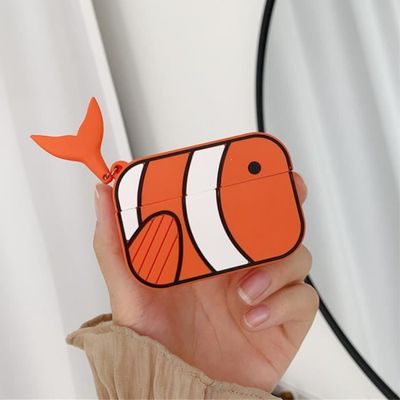 Coque Pour Votre Apple Airpods Pro En Silicone Poisson Clown Dessin Anime Epaissir Orange Coque Mp3 Mp4 Avis Et Prix Pas Cher Cdiscount