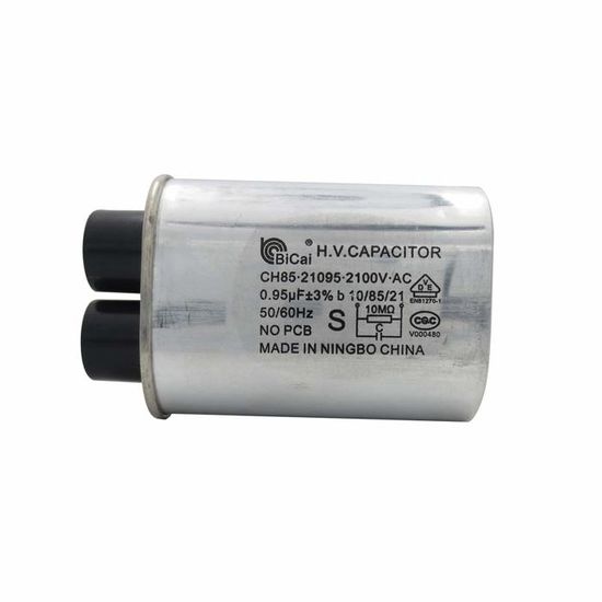 Condensateur Micro-ondes Haute Tension 1,14 µF 2100V - Universel Pour Galanz Et Midea - Remplacement Durable En Alliage D'aluminium