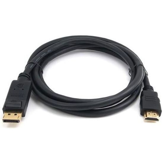 cable hdmi male vers dp display port displayport m achat vente cable informatique cable hdmi male vers dp dis a prix bas 2009959626727 soldes cdiscount