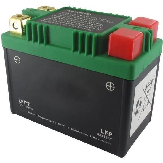 Batterie de démarrage Lithium-Fer-Potassium (LiFePo4 ou LFP) 12V