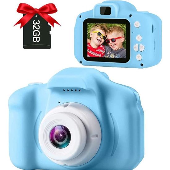 Appareil photo numérique Full HD pour enfants DV-25 – Bleu