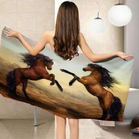 Great Bay Home Serviette De Plage Surdimensionnée En Velours 100 % Coton – Serviettes De Piscine à Séchage Rapide Pour Adultes Et Enfants (88,9 X 177,8 Cm, Vert