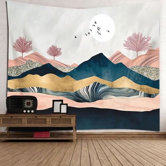 TAPISSERIE BRODEE,fu 38 6 280x182cm Tapisserie murale suspendue Hippie, ciel étoilé, galaxie TAPISSERIE BRODEE,fu 38 6 280x182cm Tapisserie murale suspendue Hippie, ciel étoilé, galaxie