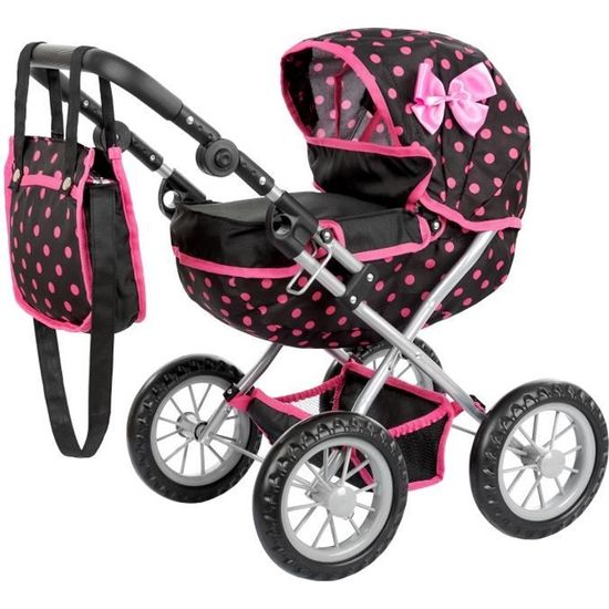 Poussette de poupée de bébé Applicable aux poupées Reborn de 9 à 12 pouces  ou 25 à 30CM, meubles pour enfants filles, ensemble de jeu, jouet de