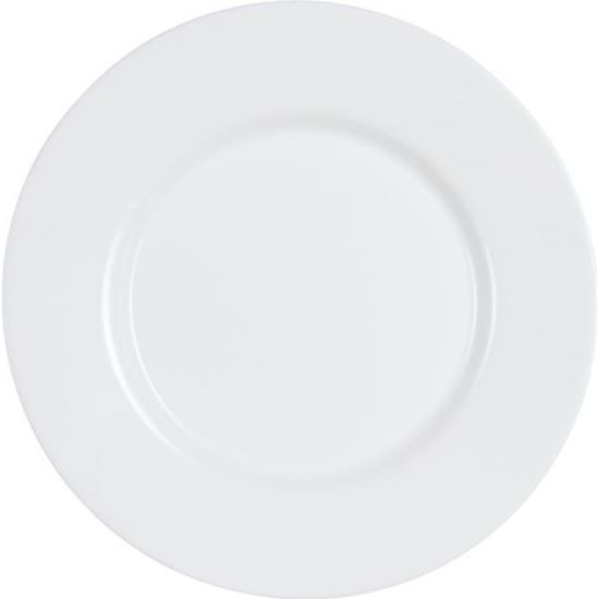 Assiette plate blanche 26,5 cm - Everyday - Luminarc