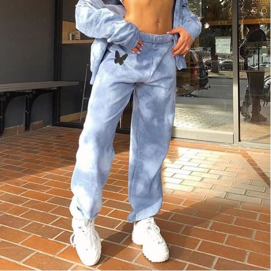Pantalon Enfant Unisexe Brodé - Coupe Large, Taille élastique - Confortable Et Décontracté - Pour Jeux Et Quotidien