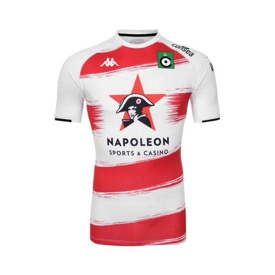Maillot Extérieur OGC Nice Blanc Homme – Kombat By Kappa, Design Épuré Et Technique