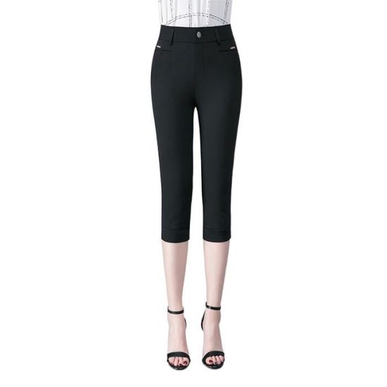 Pantalon pantacourt femme clearance