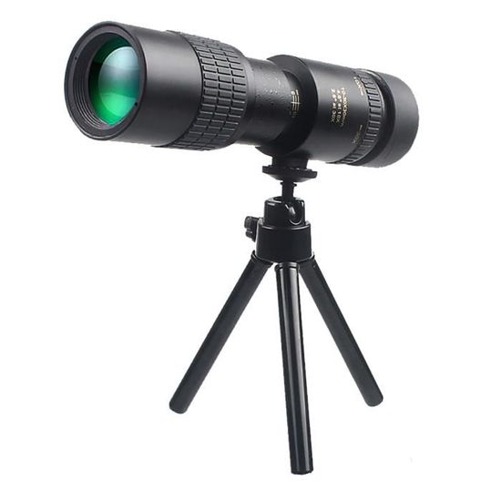 4K 10-30x30mm Observation imperméable et anti-brouillard Monoculaires Night Vision Télescope haute définition a camping la randonnée