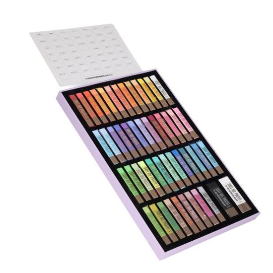 Jeu de pastels à l'huile douce Mungyo MOPV-72W - 72 couleurs dans une