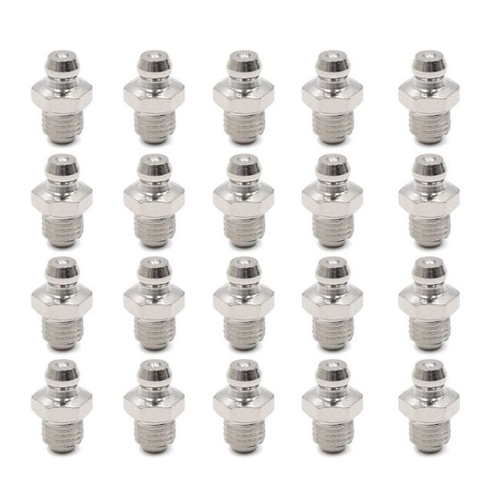 Lot De 16 Graisseurs M12 X 1 Droite Nickelés Uxcell - Pour Entretien Automobile Et Mécanique
