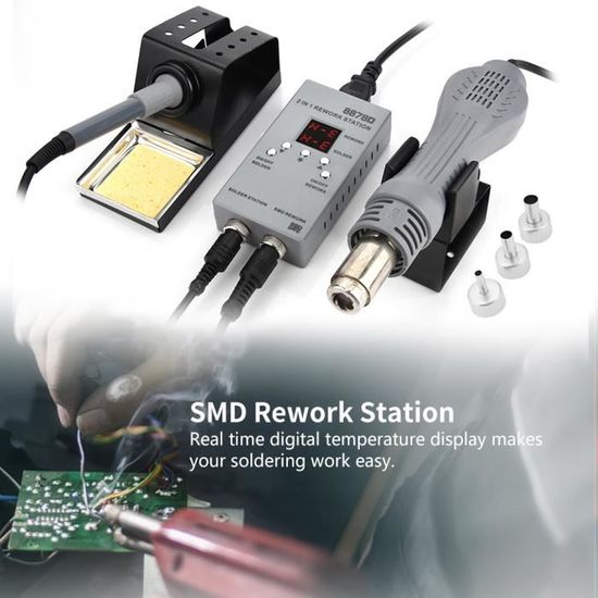 858D SMD Station De Reprise D'Air Chaud Station De Soudure à Air Chaud