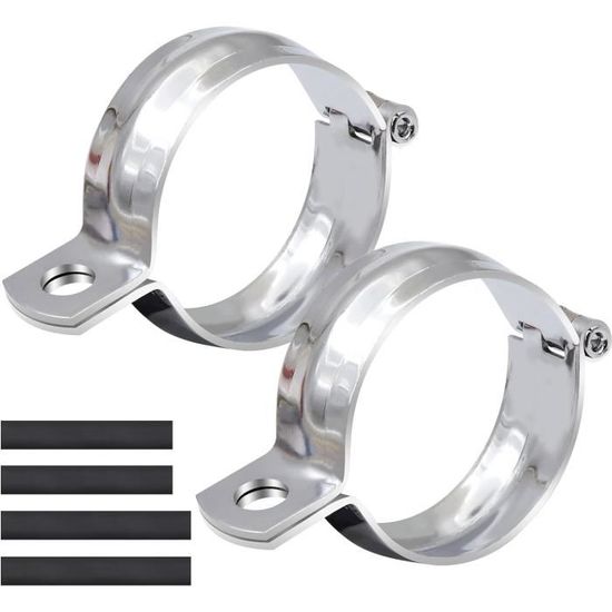 Lot De 2 Supports De Montage Sacoches Moto - Compatible XL883/1200 HD1450/1584 Noir
