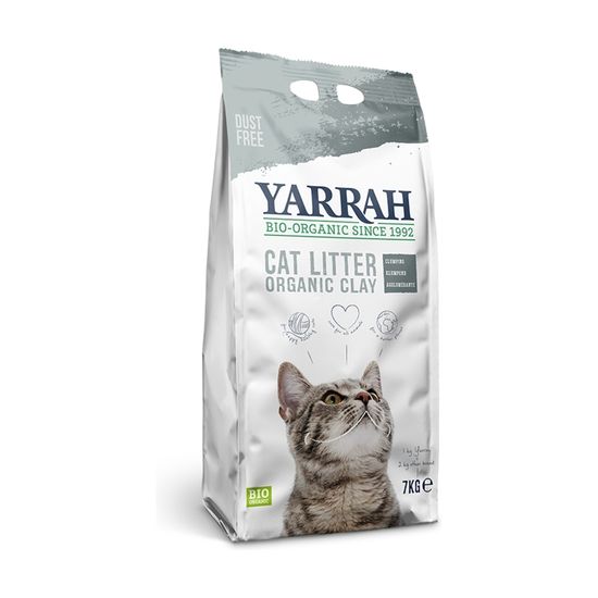 Litiere Agglomerante 7kg Chat Yarrah Bio Cdiscount Animalerie