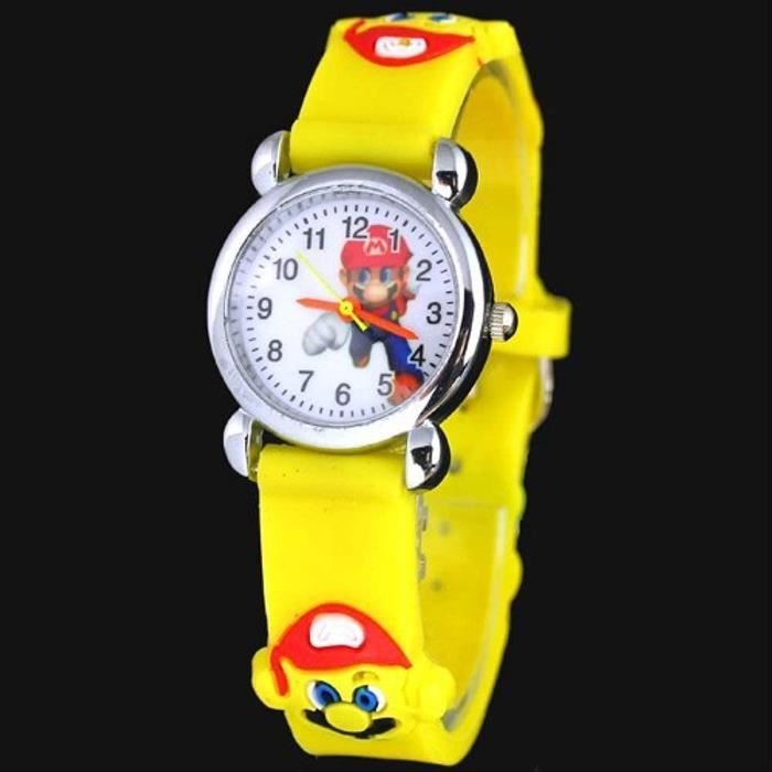 Montre Super Mario Montres pour enfants Styles 3D dessin animé enfants montres-bracelets bébé montre horloge montres à Quartz pour filles garçons cadeaux Relogio Montre 
